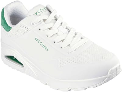 Skechers Street Uno - Suited on Air Herensneakers 183004 WGR wit groen