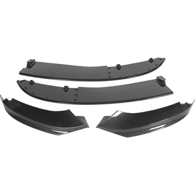 4 Pièces Lèvre de Pare-chocs Avant Spoiler Déflecteur Séparateur Compatible pour Série 4 F32 F36 F33 2014-2020 Style Fibre de Carbone gray