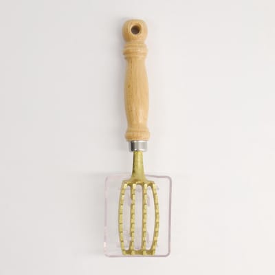 Tokyo Design Studio - Visschubber - Messing - Met Schubbeschermer - 19,5 cm