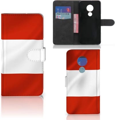 Motorola Moto G7 Power Bookstyle Case Oostenrijk