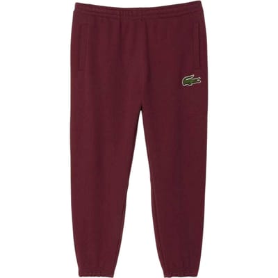 Lacoste Unisex Volwassen Geborduurde Logo Trainingsbroek (Rood)