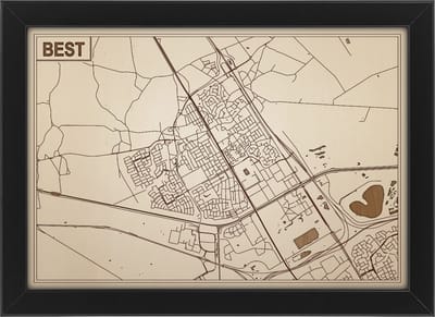 Decoratief Beeld - Houten Van Best - Hout - Bekroned - Bruin - 21 X 30 Cm