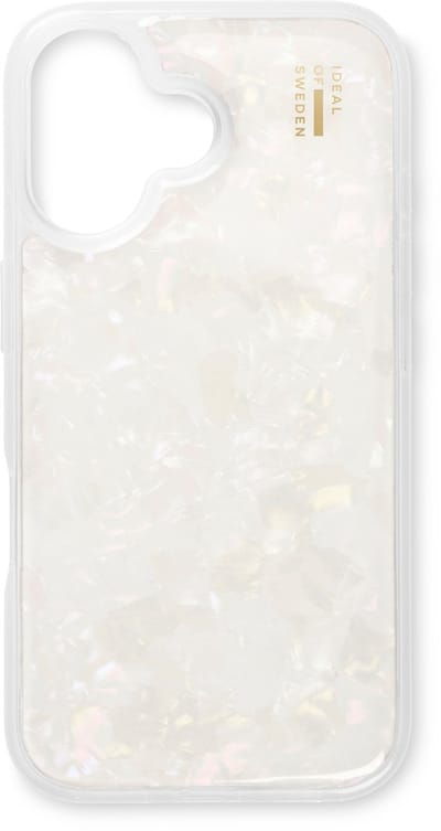 iDeal of Sweden Pearlised Case geschikt voor iPhone 16 Plus White