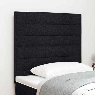 vidaXL Hoofdbord Zwart 100 cm Stof
