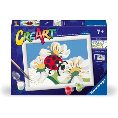 Ravensburger - CreArt Lieveheersbeestje - Schilderen op Nummer - Vanaf 7 Jaar