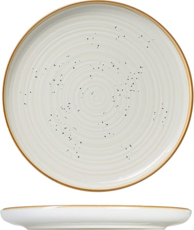 Cosy & Trendy Dinerbord Baltic Vanilla - Ø 27 cm - Aardewerk - Vaatwasser- & Magnetronbestendig