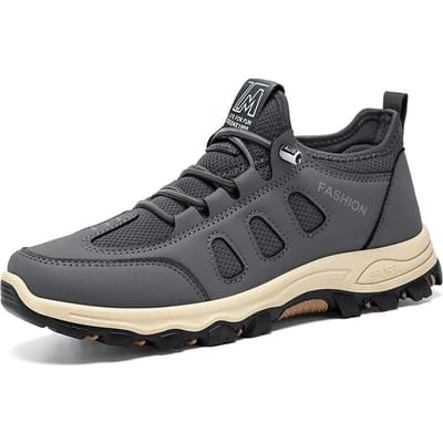 Heren Zachte Wandelschoenen Zomer Ademende Mesh Sneakers Lichtgewicht Wandelschoenen Wandelschoenen Buitenschoenen Klimschoen Mannelijk 45 black