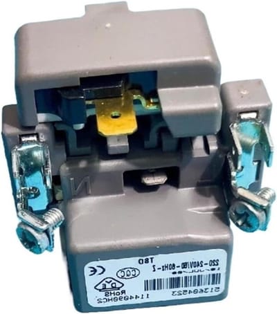 Compressor Startrelais - Koelkast Onderdeel - Koelkast Reparatie - 220V Beschermer - 50 Gram - Zwart