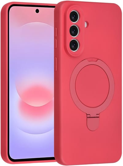 TUNIQ telefoonhoesje voor Samsung Galaxy A57 - MagSafe geschikt - Cherry Rood