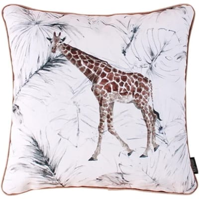 Gek op kussens! Sierkussen velvet giraffe | 45 x 45 cm | velvet/polyester