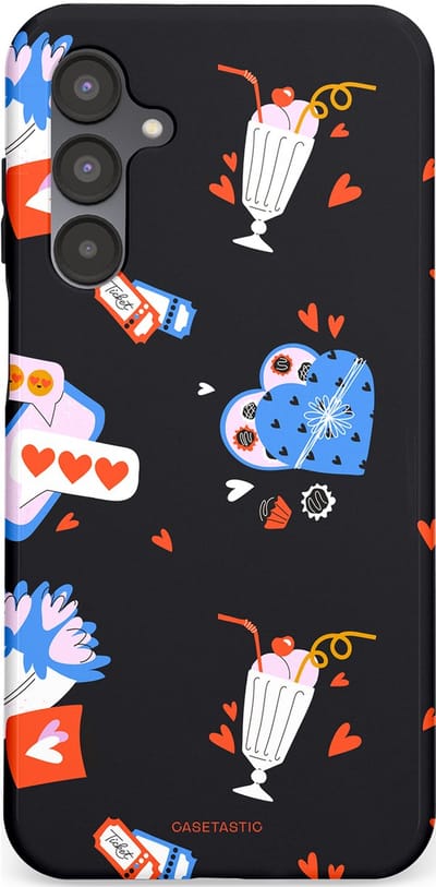 Casetastic Hoesje Geschikt voor Samsung A16 - Stijlvolle Beschermende Duo-layer Case - Liefdes Kaarten