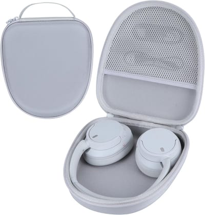 Duurzame hard case voor bescherming van Sony hoofdtelefoons zoals WH-CH720N en XB900N (Wit)