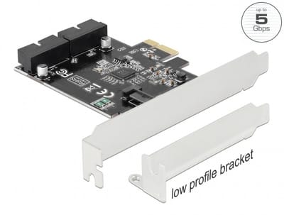 Delock PCI Express Card to 2 x internal USB 3.0 Pin Header