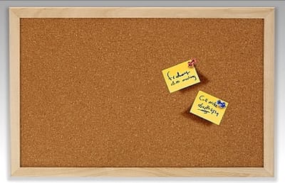 Memobord kurk 60x45cm
