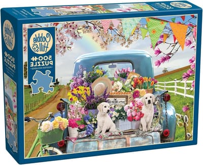 Legpuzzel - Puzzelspel - Ontspanning thuis - Willekeurig gesneden stukjes - 500 stukjes - Lentethema