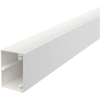 OBO Bettermann Wand- en plafondkanaal met bodemperforatie 40x60x2000 polyvinylchloride reinwit RAL 9010, 6191134
