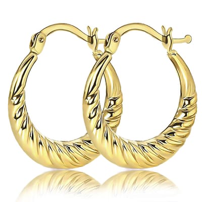 Juwelier Zwartevalk 14 karaat gouden oorbellen - 12.279/17mm