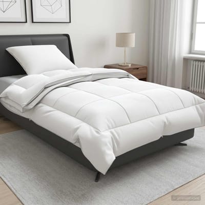 vidaXL - Dekbed - en - Kussen - Set - 2 - st - 135x200 - cm - 4 - seizoenen - 140+220 - GSM