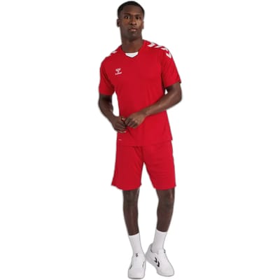 Hummel Core XK Poly Shirt Heren - sportshirts - rood - Mannen