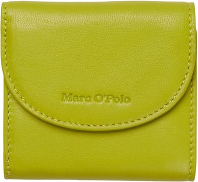 Marc O'Polo Leren Portemonnee Julle Combi Wallet Lime Green Lichtgroen