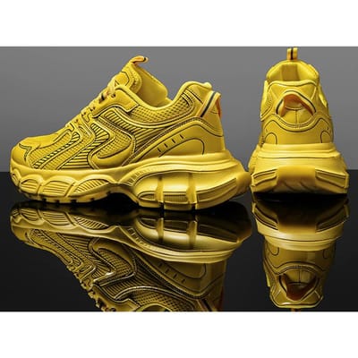 Heren Sneakers Ademende Hardloopschoenen Outdoor Sport Mode Casual Gym Herenschoenen 38 brown