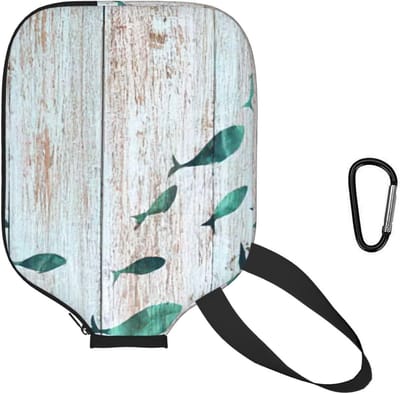 Pickleball Paddle Cover - Racket Sleeve - Sportuitrusting Beschermen - Universele Pasvorm - 22 x 29.5 cm - Zwart