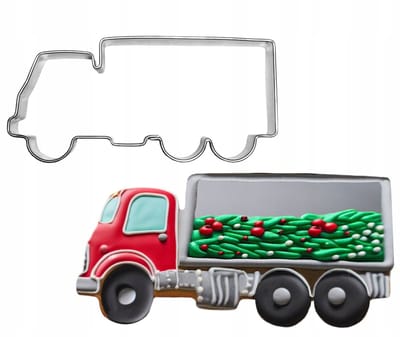 Koekjesvorm Vrachtwagen 7,8 cm - Roestvrij Staal