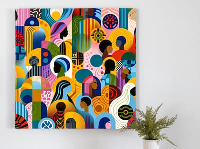 Kunstprint | Wanddecoratie | Forex | 100 × 100 cm