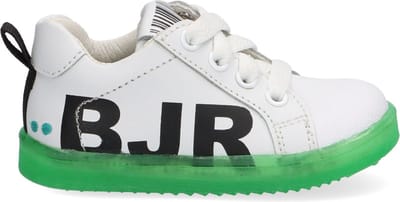 BunniesJR 221322-500 Jongens Lage Sneakers - Wit - Leer - Veters