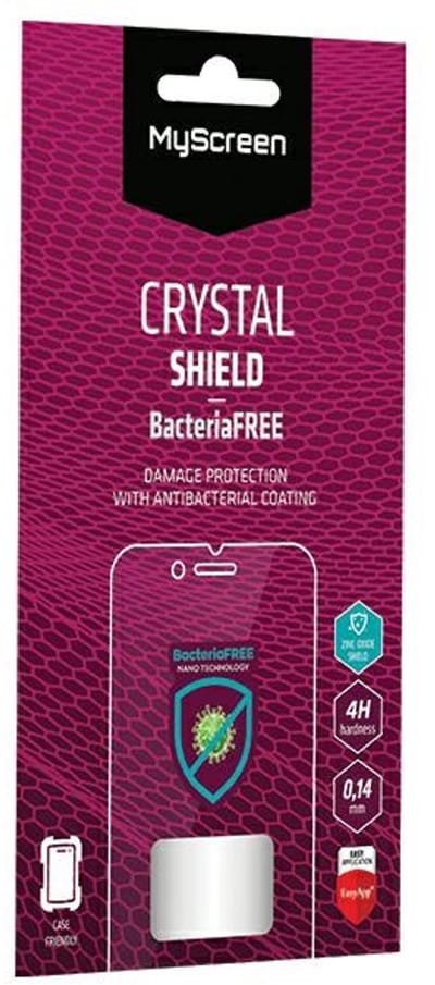 MyScreen Protector MS CRYSTAL - Motorola G54 Power 5G - Transparante Folie - Techniek BacteriaFREE - Krasbestendig