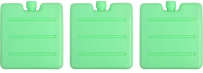 Benson Compacte koelelementen set - 3 stuks - 8x8x1,5 cm - mintgroen