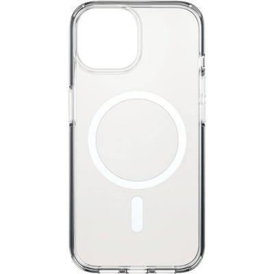 Black Rock Mag Clear Case Backcover Apple iPhone 15 Transparant MagSafe compatible, Stootbestendig