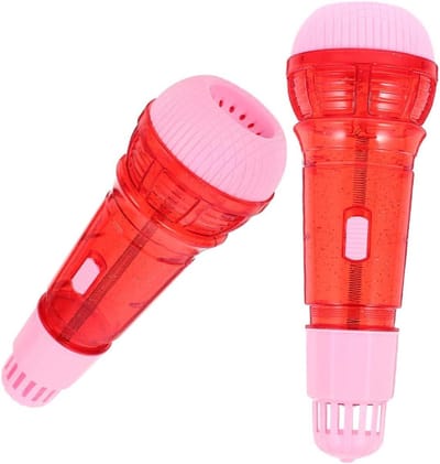 Echo Microfoon Speelgoed - Kinder Microfoon - Creatieve Taalontwikkeling - Fysiek Echoprincipe - 25 cm Lengte - Multicolor