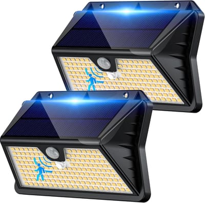 Zonne-energie Led-lamp voor buiten met Bewegingssensor - Waterproof en Veelzijdige Verlichting