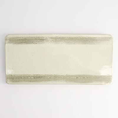 Tokyo Design Studio - Mino Craft Rechthoekig Bord - Off White - 26 x 12 cm