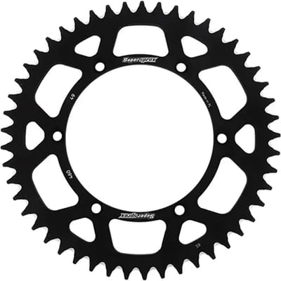 Aluminium motorfiets tandwieltje Supersprox RAL-460:49