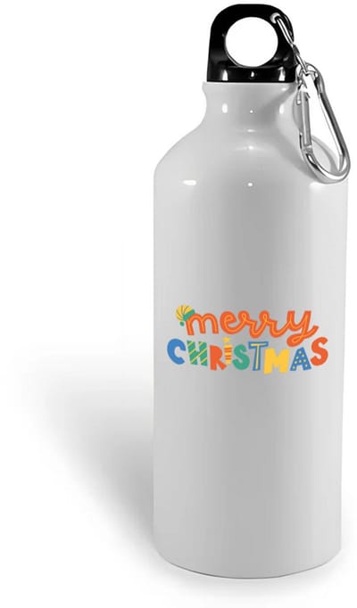 Hacebo® - Kerst merry christmas waterfles - Kerstmis - Kerst beker - winter - kerst - christmas - kerst cadeau - water fles - 400ML