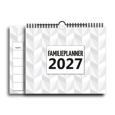 Familieplanner 2027 - voor 5 personen