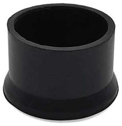 Ronde Stoelpoten Beschermers - Duurzame, Anti-slip Rubber Doppen - 16 Stuks 50mm Zwart