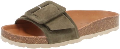 Verbenas 3304020268 Reiko Velour - Damesschoenen muiltjes - Kaki