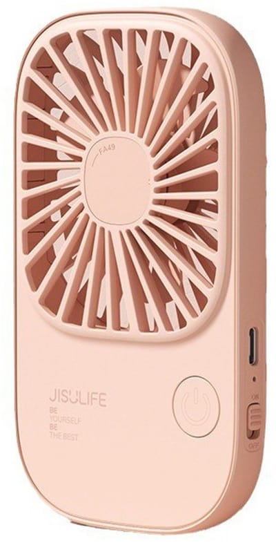 Mini USB Oplaadbare Zakventilator, 3 Snelheden, Accu Ventilator Voor Meisjes, Kinderen, Heren, Reizen, Roze