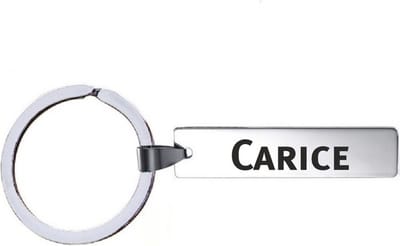 Sleutelhanger Met Naam - Carice - RVS