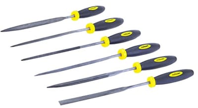 Set van 6 Naaldvijlen van 140 mm