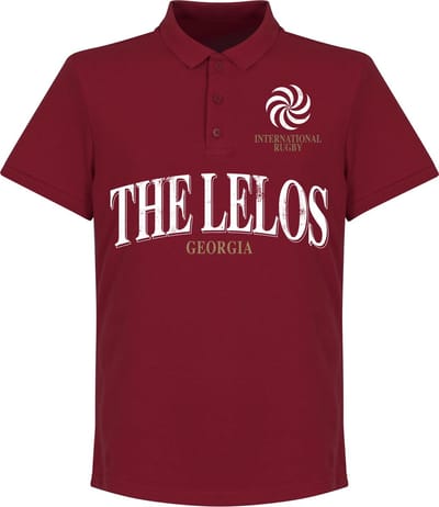 Georgie Rugby Polo - Bordeaux Rood - S