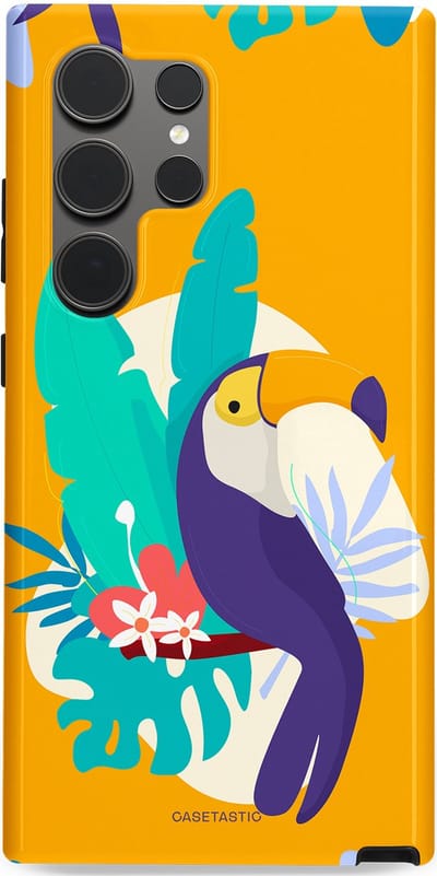 Casetastic Hoesje Geschikt voor Samsung S24 Ultra - Stijlvolle Beschermende Duo-layer Case - Toeceaan
