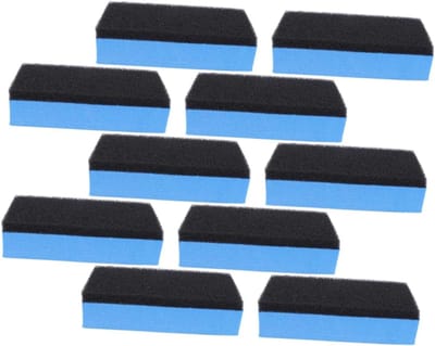 Autowas Applicator Pads - Reinigingsspons - Auto Reinigen - Dubbelzijdig Ontwerp - 10 Stuks - Blauw