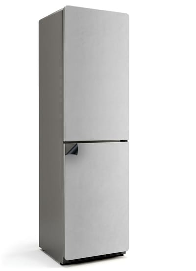 Wallfluent Magnetische Koelkastmat - Grijs Koelkast Magneet Sticker - 60 cm x 205 cm - Grijs Magnetische Koelkastmat - Magnetisch Koelkastaccessoire - Magneet Poster Voor Koelkast - Herbruikbare Magneetmat Koelkast