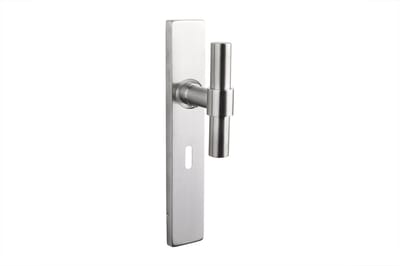 Lavuzo deurkruk Pesaro RVS met rechthoekig schild SL56 | Per set