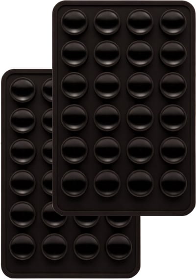 Tectier Zuignap Telefoon Zoals Octobuddy - Siliconen - 2 Stuks - Zwart