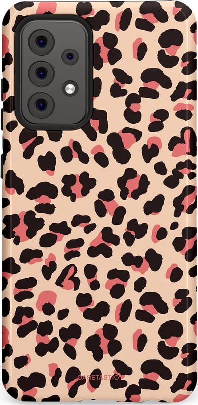 Casetastic Hoesje Geschikt voor Samsung A52 (4G/5G/s) - Stijlvolle Beschermende Duo-layer Case - Pantermeid